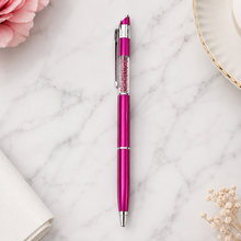 Metallic Pink Diamond Ball Pen | Valentine Gift Pen