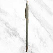 Metallic Glossy Silver Ball Pen – Gold Clip | Twist Mechanism | Smooth Blue Ink