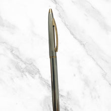 Metallic Glossy Silver Ball Pen – Gold Clip | Twist Mechanism | Smooth Blue Ink