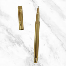 Metallic Gold Ball Pen – Luxurious Openable Design | Smooth Blue Ink Writing Valentine Gift