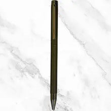 Metallic Gunmetal Ball Pen – Twist Mechanism | Smooth Writing with Glycer 0.6mm Blue Ink