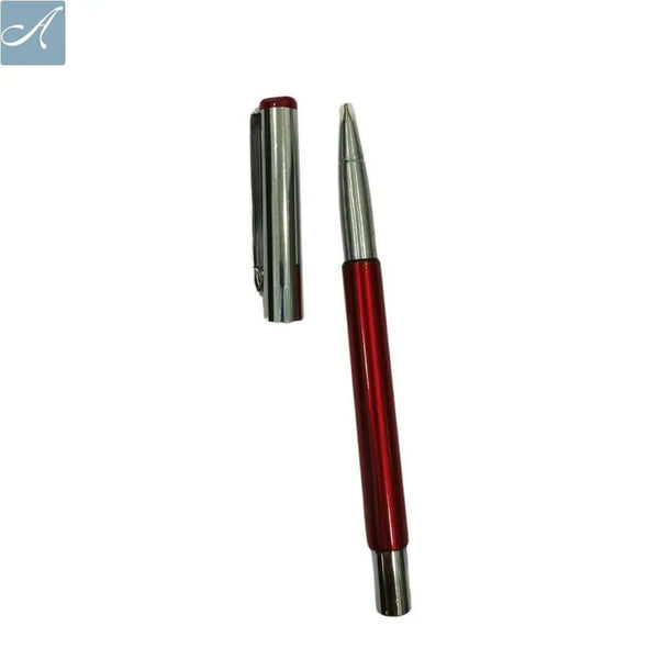 Metallic Red Designer Ball Pen – Smooth Writing | BallPenBazaar