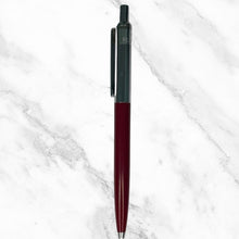 Silver & Red Ball Pen – Click Mechanism | Blue Ink