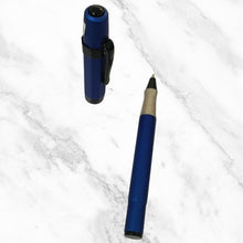 Matte Blue Magnetic Cap Ball Pen – Octocan | Smooth Blue Ink | BallPenBazaar