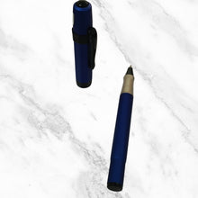 Matte Blue Magnetic Cap Ball Pen – Octocan | Smooth Blue Ink | BallPenBazaar