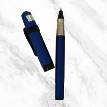 Matte Blue Magnetic Cap Ball Pen – Octocan | Smooth Blue Ink | BallPenBazaar