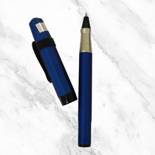 Matte Blue Magnetic Cap Ball Pen – Octocan | Smooth Blue Ink | BallPenBazaar