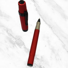 Octocan Matte Red Ball Pen – Magnetic Cap | Blue Ink | Stylish Metal Office Pen