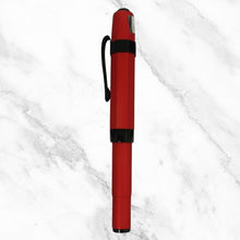 Octocan Matte Red Ball Pen – Magnetic Cap | Blue Ink | Stylish Metal Office Pen