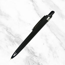 Matte Black Ball Pen – Click Mechanism | Silver Clip | Blue Ink 