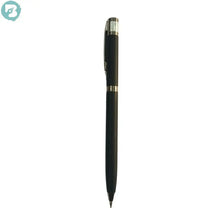 Premium Black Ink Pen – Silver & Black Twist Design | BallPenBazaar