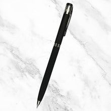 Premium Black Ink Pen – Sleek Silver and Black Body | Twist Mechanism | Elegant Writing