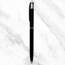 Premium Black Ink Pen – Sleek Silver and Black Body | Twist Mechanism | Elegant Writing