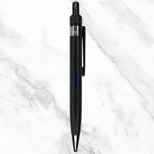 Matt Black Body Ball Pen – Click Mechanism | Blue Ink | Glossy Black Clip
