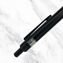 Matt Black Body Ball Pen – Click Mechanism | Blue Ink | Glossy Black Clip