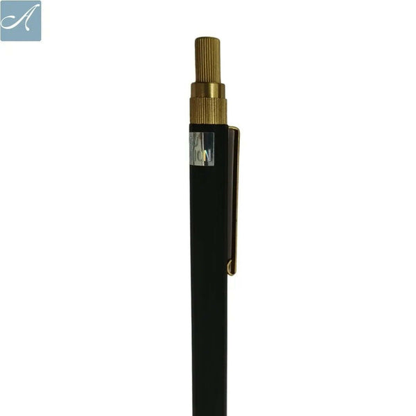 Premium Black Metal Ball Pen – Gold Clip | BallPenBazaar