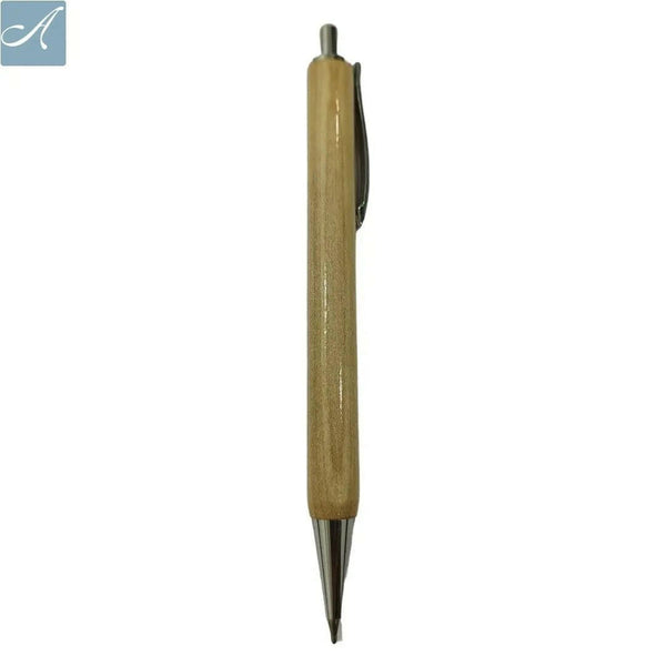 Premium Wooden and Silver Pen – Sleek Click | BallPenBazaar