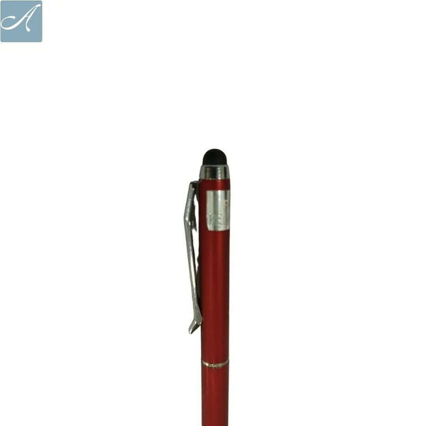 Red Color Body Mobile Touch Pen – Stylish Twist Design with Smooth Black Ink.