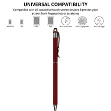 Red Body Mobile Touch Ball Pen – Stylish Twist Design | Smooth Black Ink