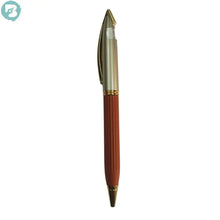 Red Leather Twist Pen – Stylish & Elegant with Smooth Black Ink