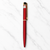Matt Red Ball Pen with Gold Clip | Twist Mechanism | Blue Ink | Premium Writing Pen (1 Pc)