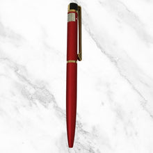 Red and Gold Metal Ball Pen – Bold and Elegant Design | Smooth Writing with Glycer 0.6mm Blue Ink