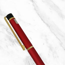Red and Gold Metal Ball Pen – Bold and Elegant Design | Smooth Writing with Glycer 0.6mm Blue Ink