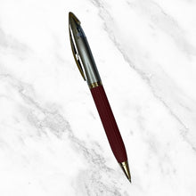 Rose Gold Ball Pen with Orange Leather Grip – Twist Mechanism | Smooth Writing with Glycer 0.6mm Blue Ink