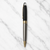 Ballpen Bazaar Metallic Gunmetal & Black Ball Pen with Gold Clip | Twist Mechanism | Blue Ink | Premium Metal Pen