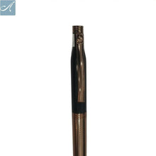 Rose Gold and Black Color Body Pen – Sleek Twist Design, Smooth Black Ink Flow.