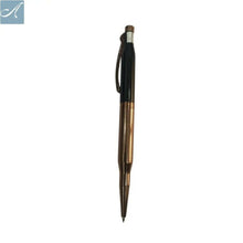 Rose Gold and Black Color Body Pen – Sleek Twist Design, Smooth Black Ink Flow.