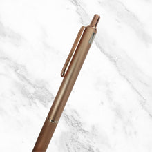 Rose Gold and Brown Metal Pen – Elegant Design