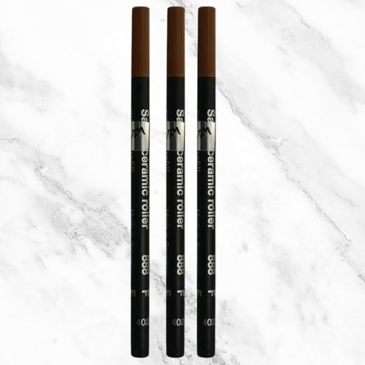 SCHMIDT 888 Black Refills – Set of 3 | Fine Point Smooth Ink Flow