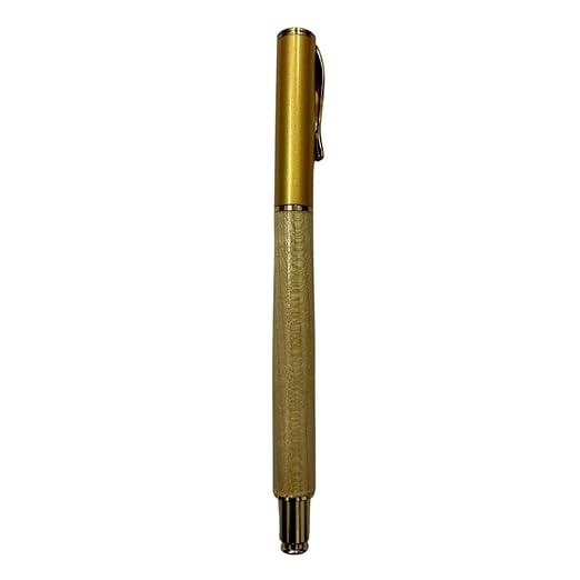 Set of 2 Wooden Body Ball Pens – Silver & Gold Cap | Openable Mechanism | Premium Blue Ink Writing Pens