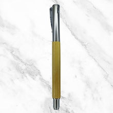 Set of 2 Wooden Body Ball Pens – Silver & Gold Cap | Openable Mechanism | Premium Blue Ink Writing Pens