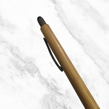 Set of 3 Wooden Finish Stylus Ball Pens – Silver Clip | Mobile Touch | Blue Ink