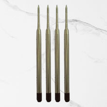 Set of 4 Coffee-Scented Metal Jotter Refills – 0.6mm Fine Blue Ink | Smooth & Long-Lasting Writing | Premium Pen Refill Pack