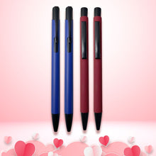Set of 4 Premium Matte Ball Pens – Valentine Gift Edition  2 Matte Blue + 2...