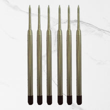 Set of 6 Coffee Scented 0.6mm Metal Jotter Refills – Smooth Blue Ink | Long-Lasting Writing | Compatible with Jotter Ball Pens