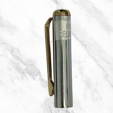 Silver Body Ball Pen with Gold Clip – Openable Mechanism | Elegant Design | Blue Ink