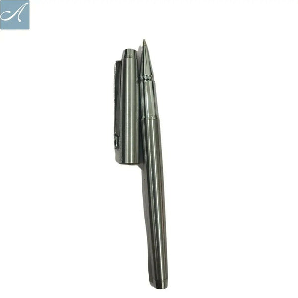 Silver Body Openable Ball Pen – Blue Ink | BallPenBazaar