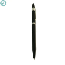 Sleek Black and Silver Slim Ball Pen – Black Ink | BallPenBazaar