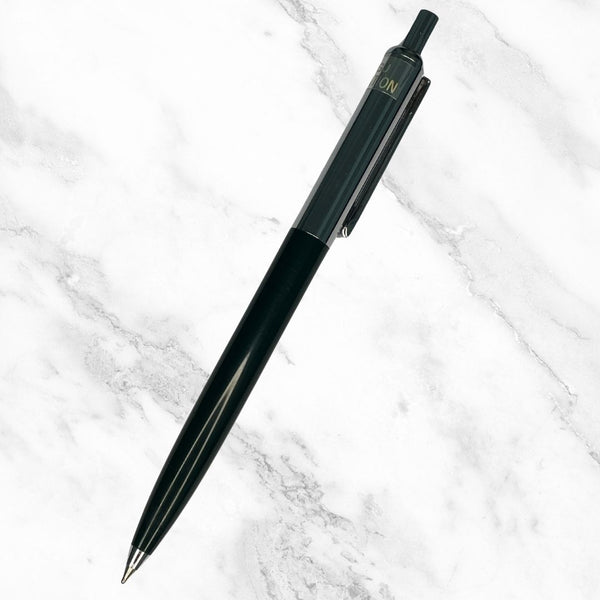 Silver & Green Ball Pen – Blue Ink | Stylish Click Pen | BallPenBazaar