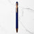 Ballpen Bazaar Stylus Matt Blue Ball Pen with Rose Gold Clip | Click Mechanism | Smooth Blue Ink Writing Pen | Premium Metal Ballpoint Pen | 1 Piece