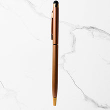 Stylus Rose Gold Ball Pens Pack of 3 | Premium Glossy Twist Pens | BallPenBazaar