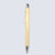 Stylus Wooden Colour Body Ball Pen with Silver Clip | Click Mechanism | Blue Ink