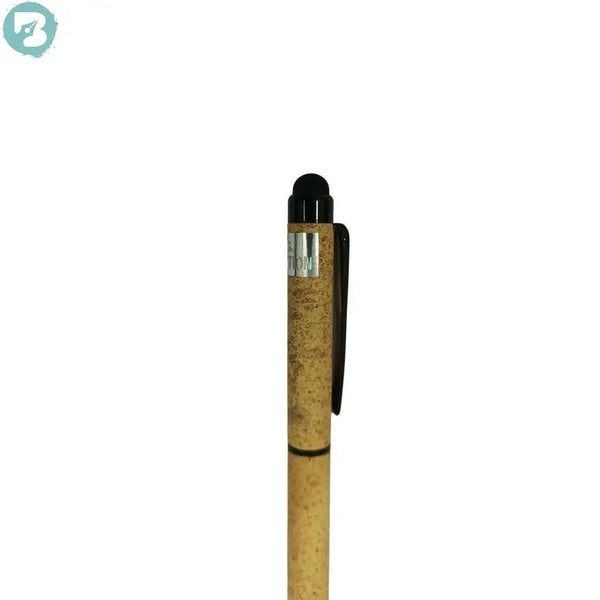 Wooden Color Mobile Touch Pen – Black Ink | BallPenBazaar