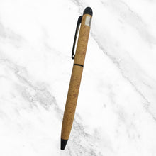 Wooden Color Mobile Touch Ball Pen with Black Clip – Twist Mechanism | Smooth Writing with Glycer 0.6mm Blue Ink