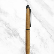 Wooden Color Mobile Touch Ball Pen with Black Clip – Twist Mechanism | Smooth Writing with Glycer 0.6mm Blue Ink