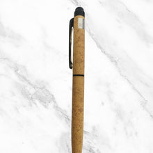 Wooden Color Mobile Touch Ball Pen with Black Clip – Twist Mechanism | Smooth Writing with Glycer 0.6mm Blue Ink